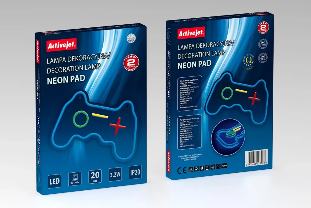 Dritë LED Activejet AJE-NEON PAD, Multikolor - 5