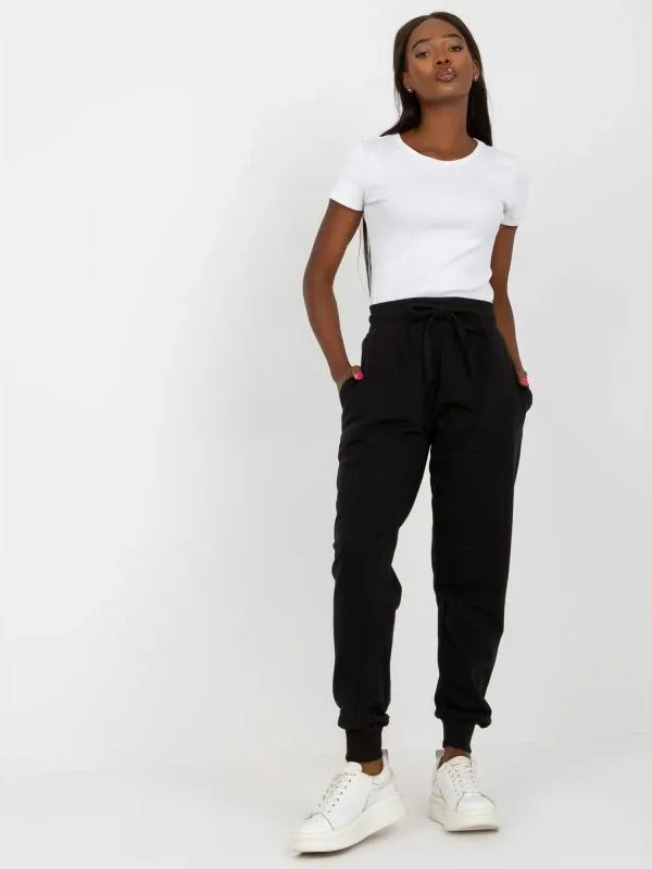 Pantallona sportive BASIC FEEL GOOD, të zeza - 1