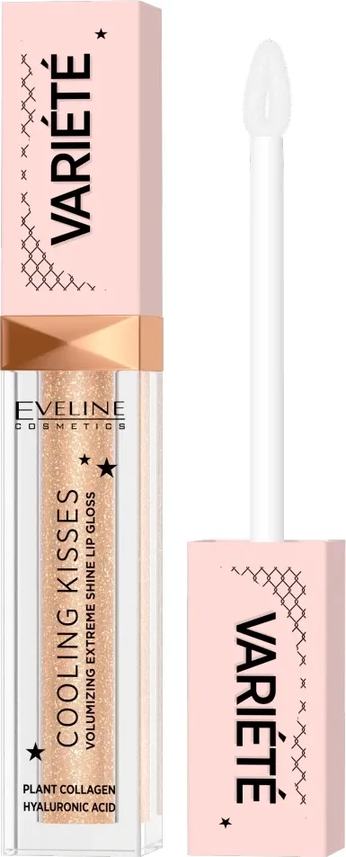 Gloss për buzë Eveline Cosmetics Variety Gloss Enhancing Lip Volume with Cooling Effect 01 Ice Mint 6.8ml - 1