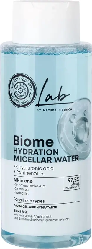 Ujë micelar për fytyrë Natura Siberica Lab Biome për femra, 400ml