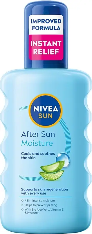 Losion pas diellit Nivea Moisturizing After Sun Lotion për femra 200ml