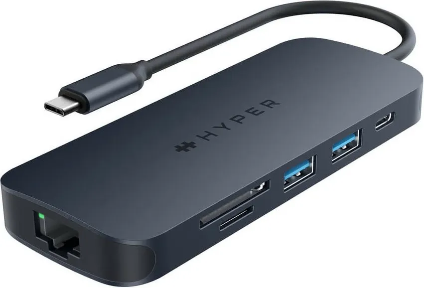 Docking station Targus Hyperdrive Universal Silicon, USB-C, 4K, 140W, blu - 1