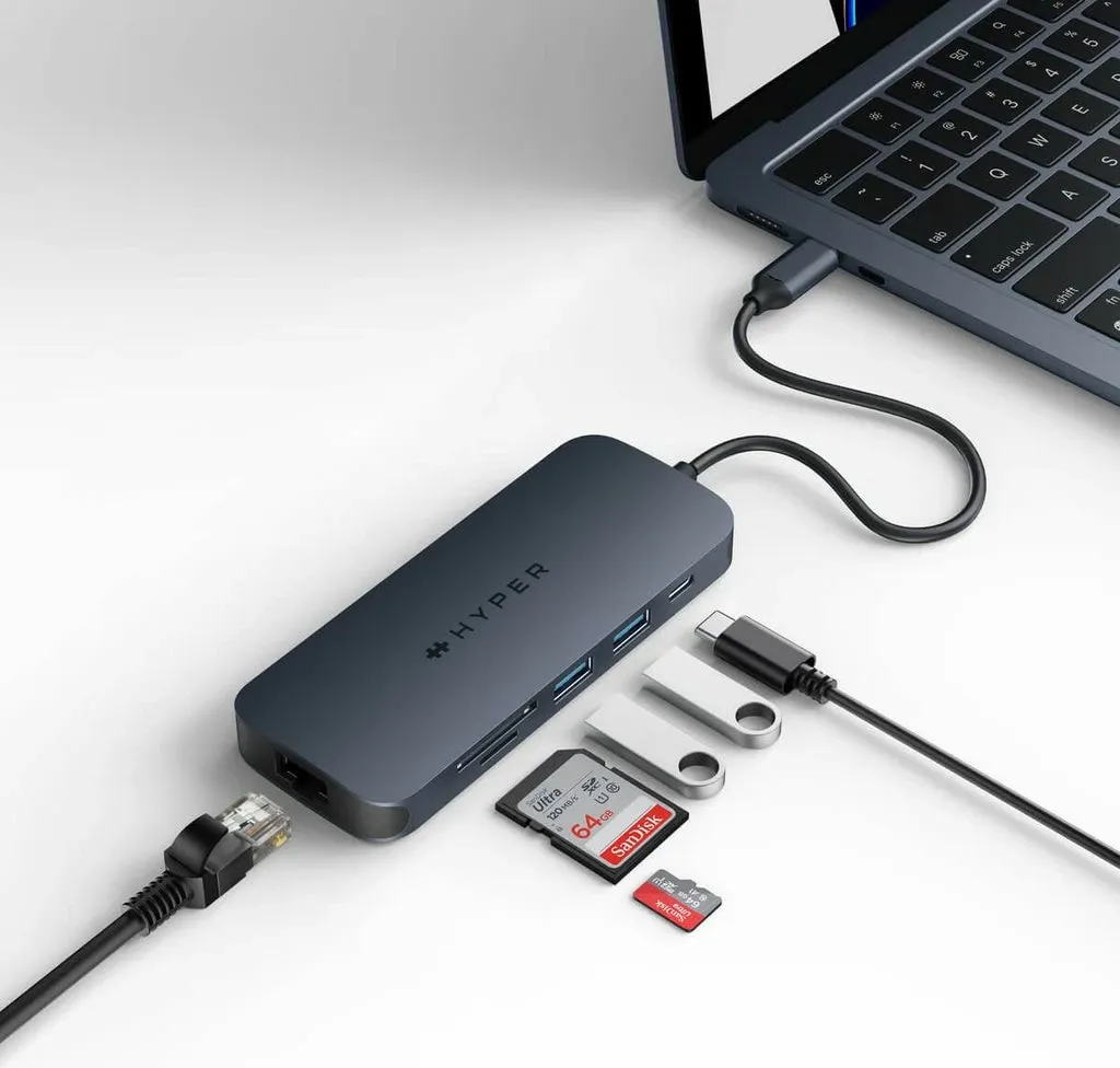 Docking station Targus Hyperdrive Universal Silicon, USB-C, 4K, 140W, blu - 2