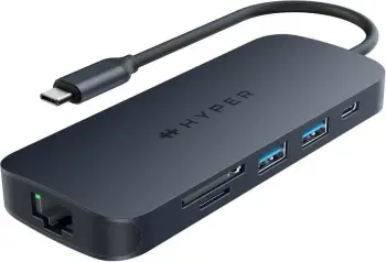 Docking station Targus Hyperdrive Universal Silicon, USB-C, 4K, 140W, blu