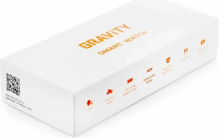Smartwatch Gravity për femra, rose gold-white - 20