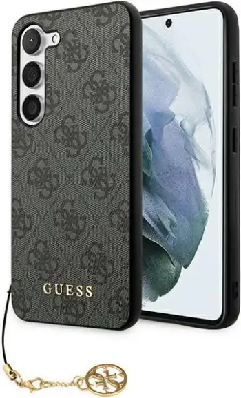 Mbështjellës Guess 4G Charms për Samsung Galaxy S24+, i zi