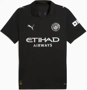 Fanellë futbolli Puma Manchester City për meshkuj, e zezë