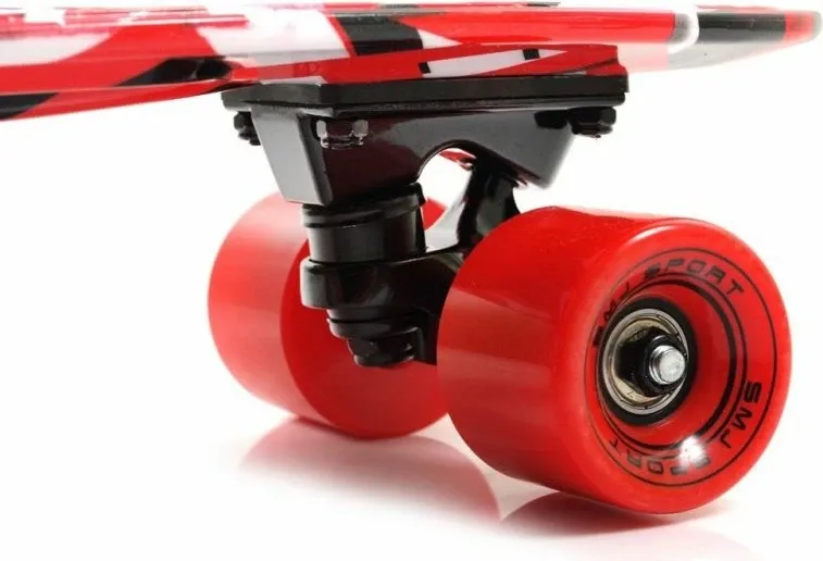 Skateboard Inny UT-2206, i kuq - 5