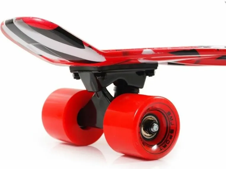 Skateboard Inny UT-2206, i kuq - 6