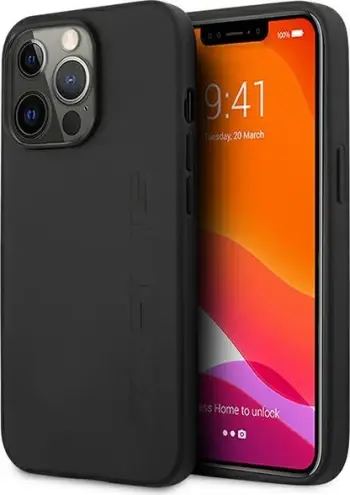 Mbështjellës Mercedes AMG AMHCP14LDOLBK për iPhone 14 Pro 6.1", lëkurë, i zi