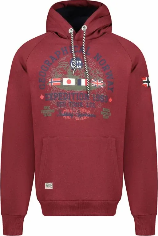 Duks për meshkuj Geographical Norway, i kuq burgundy - 1