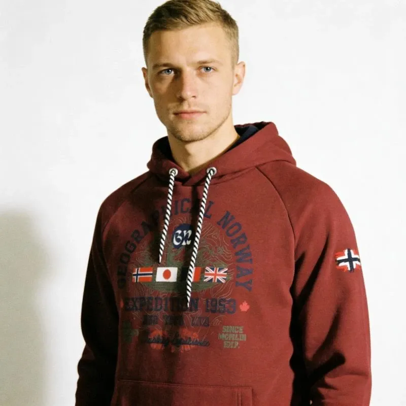 Duks për meshkuj Geographical Norway, i kuq burgundy - 6