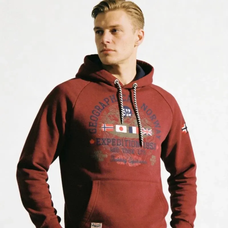 Duks për meshkuj Geographical Norway, i kuq burgundy - 7