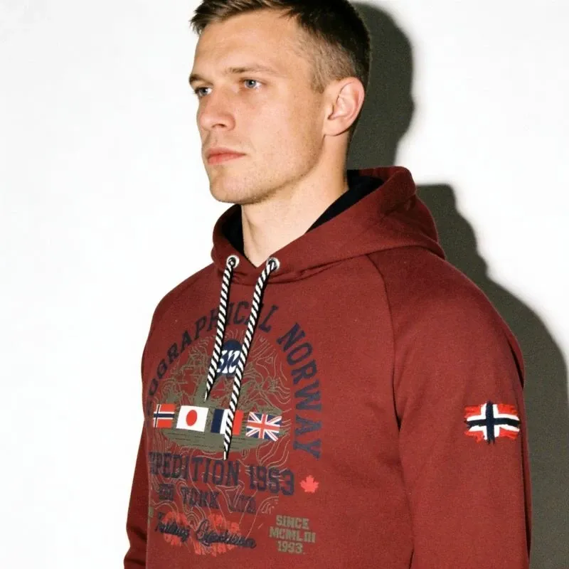 Duks për meshkuj Geographical Norway, i kuq burgundy - 8