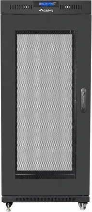 Kasë LANBERG FF01-6827-23BL, 19" 27U, me dyer të perforuara - 2