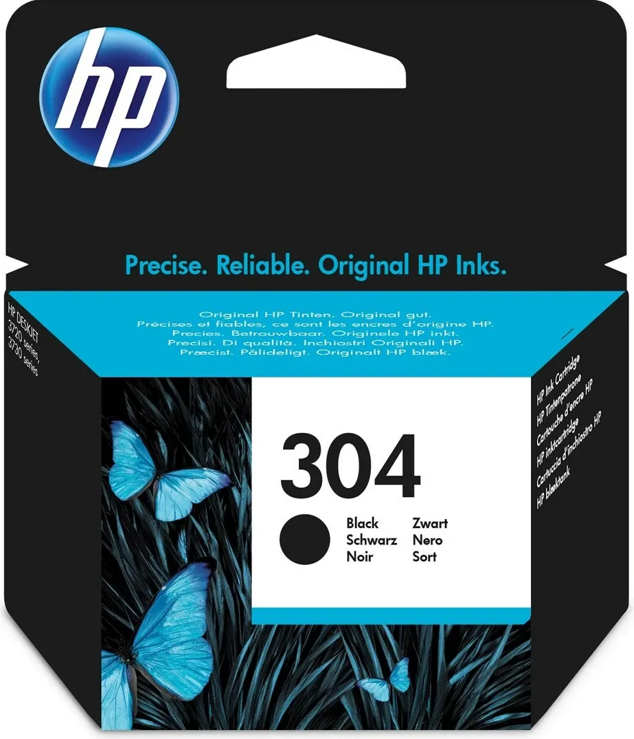 Patronë boje HP 304, inkjet, 120 faqe, i zi - 1