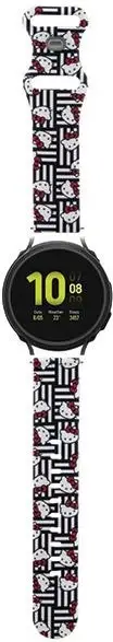 Rrip smartwatch Hello Kitty Silicone Heads & Stripes, universal 20mm, i zi
