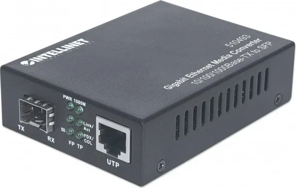 Konvertues Media Intellinet, RJ45 në SFP - 1