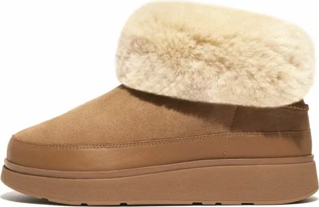 Çizme për femra FitFlop, ngjyrë kafe - 1
