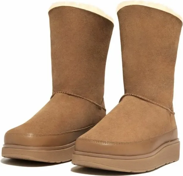Çizme për femra FitFlop, ngjyrë kafe - 3