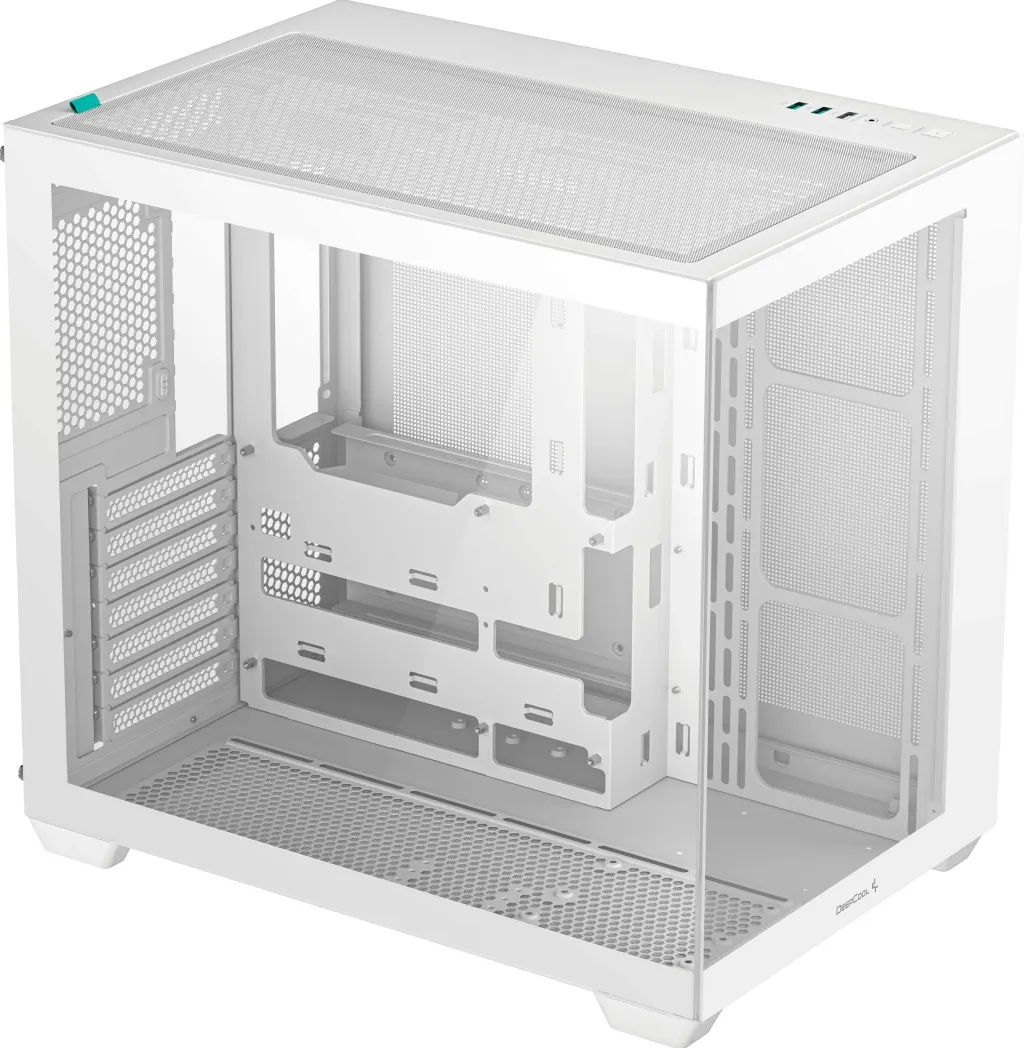 Kasë Deepcool CG530 Midi Tower, xham i temperuar, e bardhë - 2