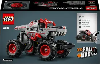 Lodër kamion Monster Jam ThunderROARus Pull Back, mekanizëm tërheqje prapa, shumëngjyrëshe