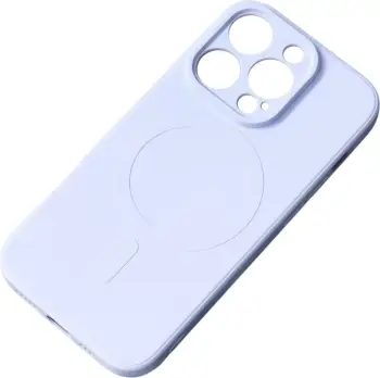 Mbështjellës silikon për iPhone 15 Plus Hurtel, MagSafe, Blu