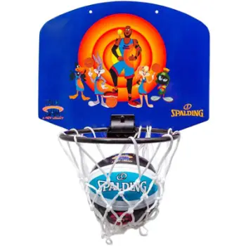Tabelë basketbolli për fëmijë Spalding Space Jam Tune Squad, violet dhe portokalli