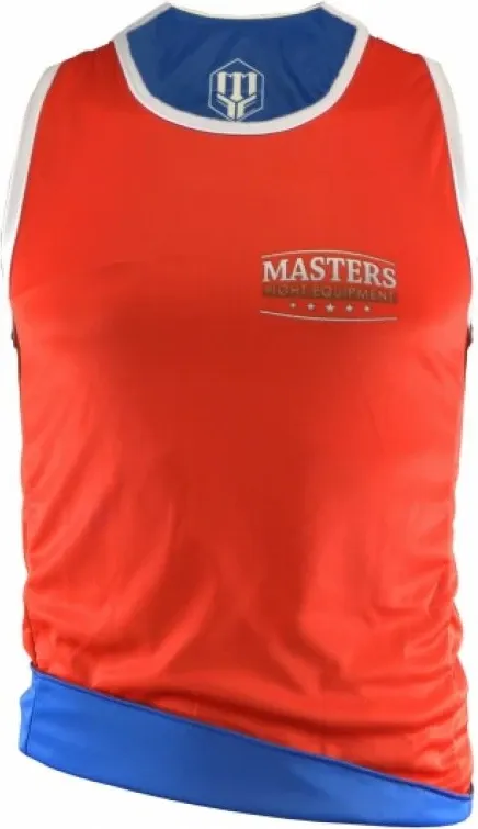 Fanellë boksi për meshkuj Masters, e kuqe dhe blu - 1