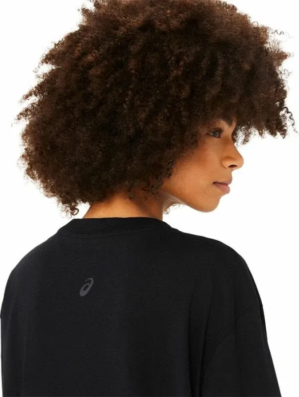 Maicë sportive Asics unisex, e zezë - 5