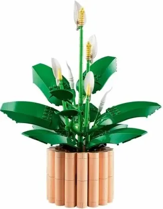 Set LEGO Botanical për të rritur, Spathiphyllum në vazo - 12