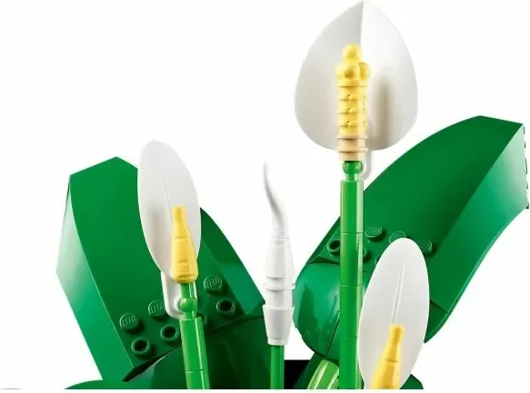 Set LEGO Botanical për të rritur, Spathiphyllum në vazo - 6