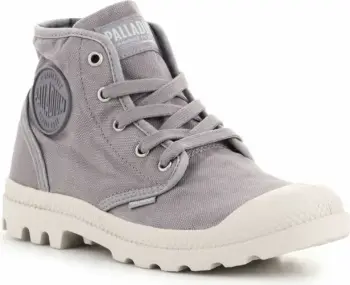Këpucë Palladium US Pampa Hi për femra, gri