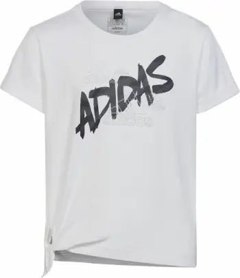Maicë adidas për vajza, e bardhë