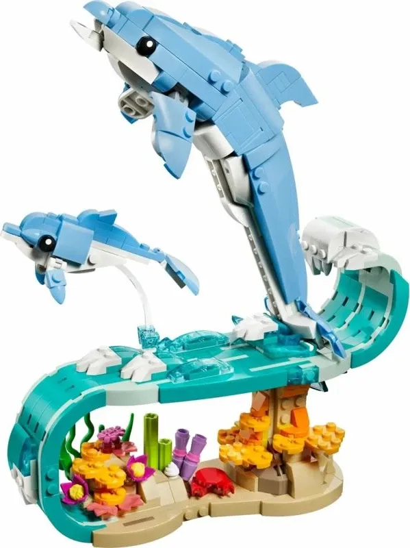 Set ndërtimi LEGO Creator 3in1 31385 Beautiful Dolphins, 542 pjesë, mbi 9 vjeç, shumëngjyrësh - 3