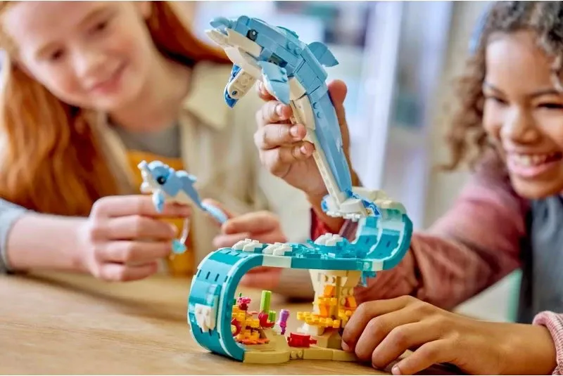 Set ndërtimi LEGO Creator 3in1 31385 Beautiful Dolphins, 542 pjesë, mbi 9 vjeç, shumëngjyrësh - 7