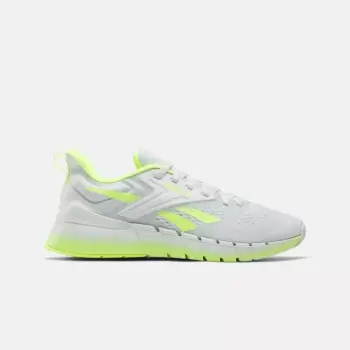 Atlete për meshkuj Reebok, të bardha dhe të verdha