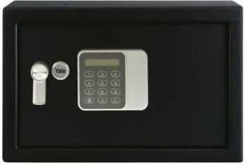 Kasafortë elektronike Yale, e zezë