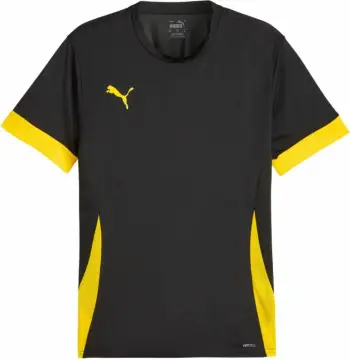Fanellë për meshkuj Puma, e zezë e verdhë