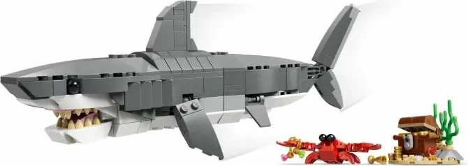 Set konstruktues LEGO Creator 3in1 Fierce Shark 31381, 379 pjesë, temë nënujore, shumëngjyrësh - 6