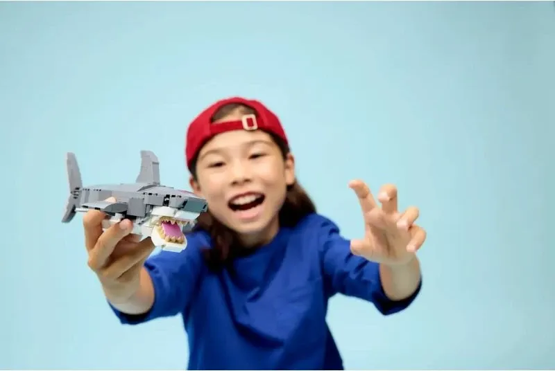 Set konstruktues LEGO Creator 3in1 Fierce Shark 31381, 379 pjesë, temë nënujore, shumëngjyrësh - 8