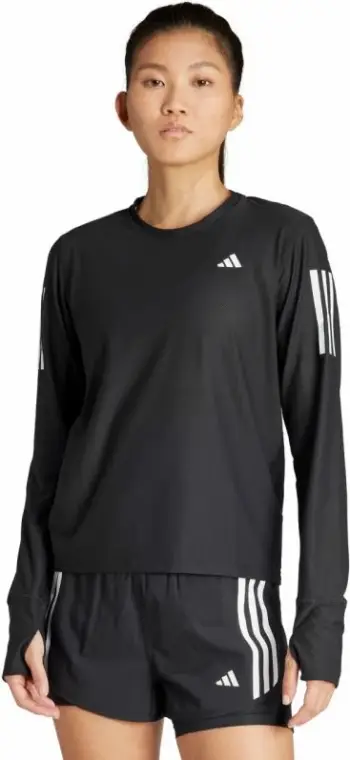 Maicë me mëngë të gjata për femra adidas, e zezë