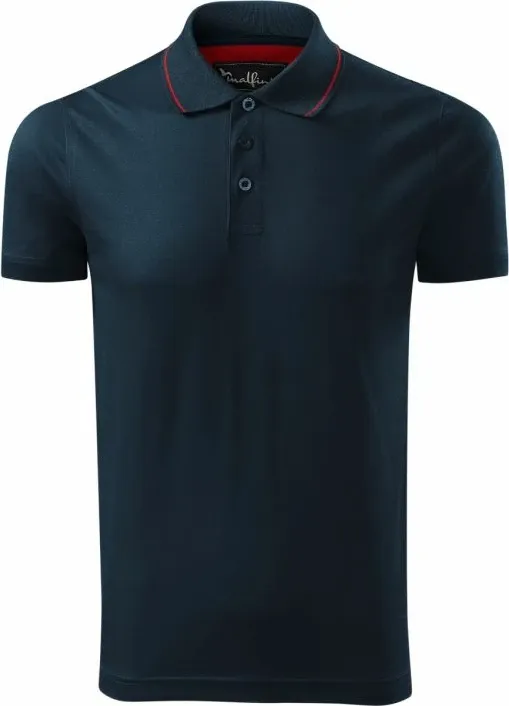 Polo maicë Malfini për meshkuj, blu marin - 2