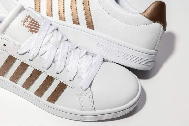 Këpucë femra K-Swiss, të bardha - 3