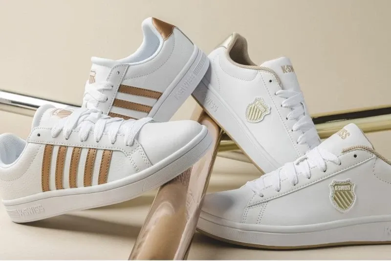 Këpucë femra K-Swiss, të bardha - 8