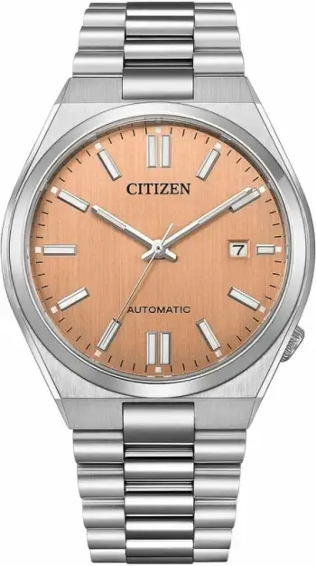 Orë dore për meshkuj CITIZEN Tsuyosa NJ0159-86Z, kafe, me kuti