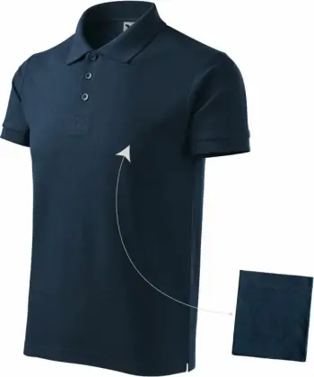Polo maicë Malfini për meshkuj, blu marine