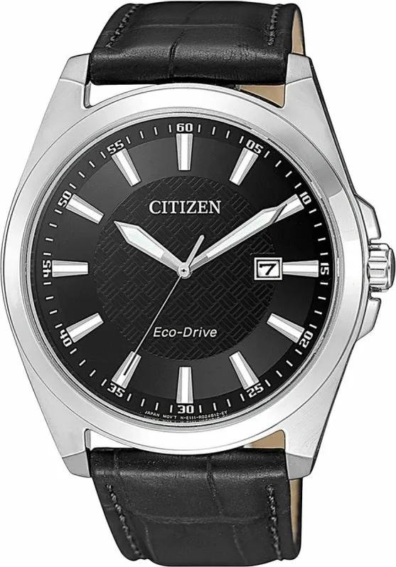 Orë dore meshkuj CITIZEN Eco-Drive BM7108-14E, e zezë, set me kuti - 1
