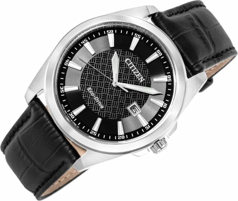 Orë dore meshkuj CITIZEN Eco-Drive BM7108-14E, e zezë, set me kuti - 2