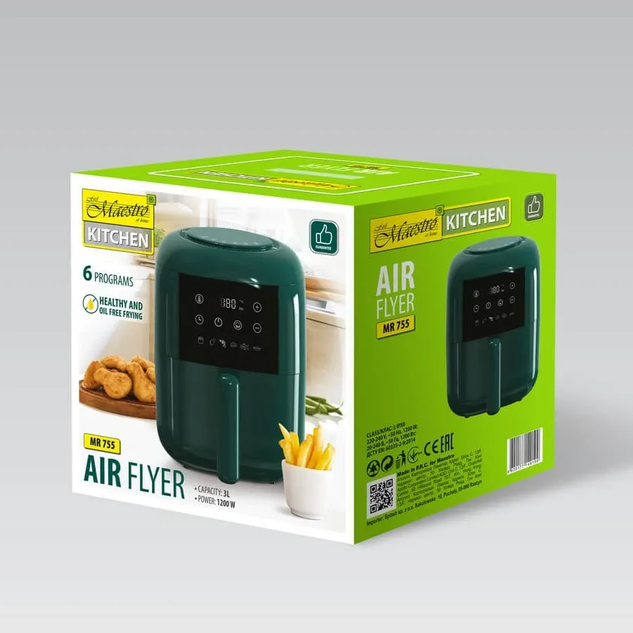 Fritezë me ajër Maestro MR-755, 3L, 1200 W, e gjelbër - 4